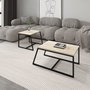 Hanah Home Mesa de Café Travertino